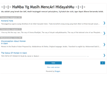 Tablet Screenshot of hidayahmu.blogspot.com