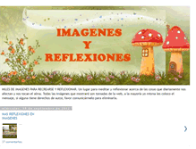 Tablet Screenshot of imagenesyreflexiones.blogspot.com