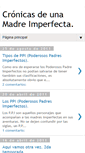 Mobile Screenshot of cronicasdeunamadreimperfecta.blogspot.com