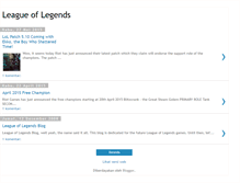 Tablet Screenshot of leagueoflegends.blogspot.com