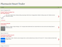 Tablet Screenshot of pharmacistsmarttrader.blogspot.com