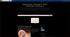 Desktop Screenshot of industrialstrengthaustralia.blogspot.com