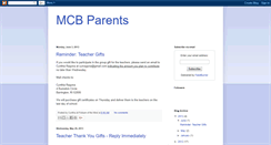 Desktop Screenshot of mcbparents.blogspot.com