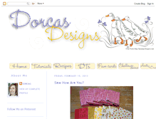 Tablet Screenshot of dorcasdesigns.blogspot.com