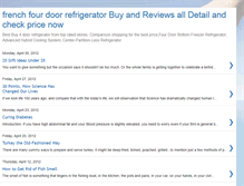 Tablet Screenshot of frenchfourdoorrefrigerator.blogspot.com