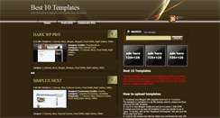 Desktop Screenshot of best10templates.blogspot.com