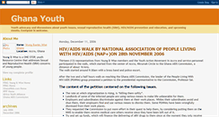 Desktop Screenshot of ghanayouth.blogspot.com