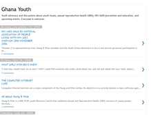 Tablet Screenshot of ghanayouth.blogspot.com