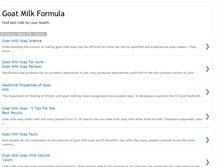 Tablet Screenshot of goatmilkformula.blogspot.com