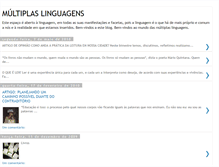 Tablet Screenshot of mltiplaslinguagens.blogspot.com