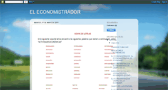 Desktop Screenshot of eleconomistrador.blogspot.com