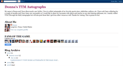 Desktop Screenshot of donnasautographwebsite.blogspot.com