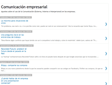 Tablet Screenshot of comunicacion-empresarial.blogspot.com