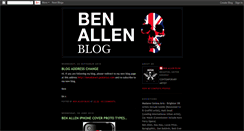 Desktop Screenshot of benallenblah.blogspot.com