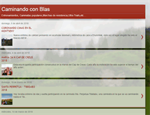 Tablet Screenshot of caminandoconblas.blogspot.com