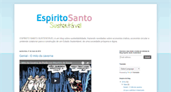 Desktop Screenshot of espiritosantosustentavel.blogspot.com