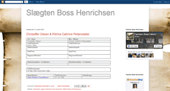 Desktop Screenshot of bosshenrichsen.blogspot.com