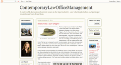 Desktop Screenshot of contemporarylawofficemanagement.blogspot.com
