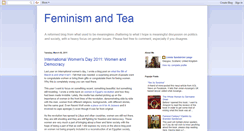 Desktop Screenshot of feminismandtea.blogspot.com