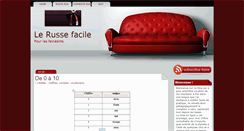 Desktop Screenshot of lerussecestfacile.blogspot.com