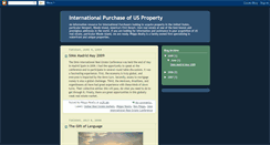 Desktop Screenshot of internationalpurchaseofusproperties.blogspot.com