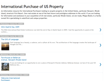 Tablet Screenshot of internationalpurchaseofusproperties.blogspot.com