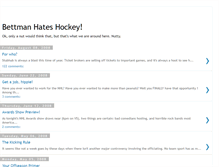 Tablet Screenshot of bettmanhateshockey.blogspot.com