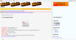Desktop Screenshot of indiafreshers.blogspot.com
