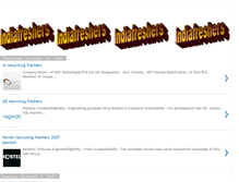 Tablet Screenshot of indiafreshers.blogspot.com