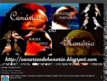 Tablet Screenshot of canariosdohonorio.blogspot.com