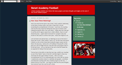 Desktop Screenshot of benetfootballalumni.blogspot.com