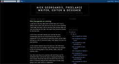 Desktop Screenshot of nickgeorgandis.blogspot.com