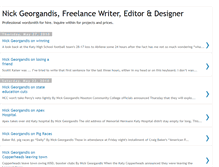 Tablet Screenshot of nickgeorgandis.blogspot.com