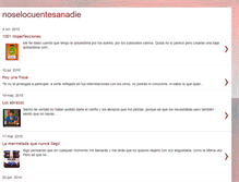 Tablet Screenshot of noselocuentesanaide.blogspot.com