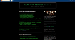 Desktop Screenshot of islamreligiondepaz.blogspot.com