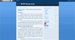 Desktop Screenshot of bpsntbandaaceh.blogspot.com