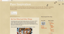 Desktop Screenshot of lizzieatpure-inspiration.blogspot.com