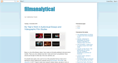 Desktop Screenshot of filmanalytical.blogspot.com