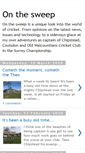 Mobile Screenshot of onthesweep.blogspot.com