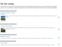 Tablet Screenshot of onthesweep.blogspot.com