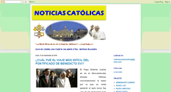 Desktop Screenshot of noticiascatolicasrv.blogspot.com