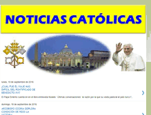 Tablet Screenshot of noticiascatolicasrv.blogspot.com