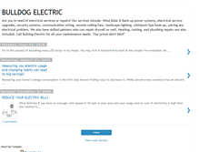 Tablet Screenshot of bulldogelectric.blogspot.com