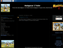 Tablet Screenshot of madagascar-2-trailer.blogspot.com