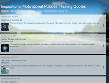 Tablet Screenshot of inspirationalpuzzles.blogspot.com