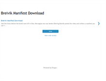 Tablet Screenshot of breivikmanifestdownload.blogspot.com