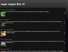 Tablet Screenshot of jugarjuegosben10.blogspot.com