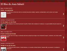 Tablet Screenshot of joan-sabate.blogspot.com