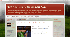 Desktop Screenshot of foodforgoodnesssake.blogspot.com