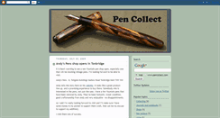 Desktop Screenshot of pencollect.blogspot.com